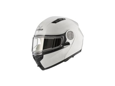 VEGA Снегоходный шлем модуляр с электростеклом Spark Белый