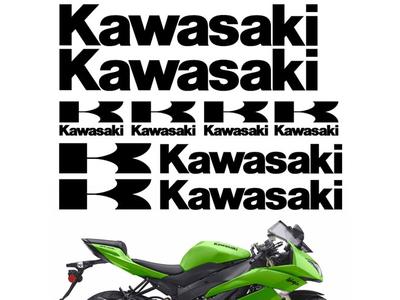 CRAZY IRON комплект наклеек KAWASAKI PACK