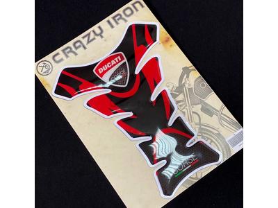 CRAZY IRON Наклейка на бак DUCATI Carbon