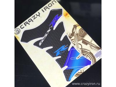 CRAZY IRON Наклейка на бак SUZUKI GSXR BLUE