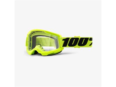 100% Кроссовая маска Strata 2 Goggle Yellow Желтый/Черный