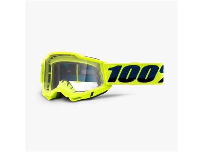 100% Кроссовая маска Accuri 2 Goggle Yellow Желтый/Черный