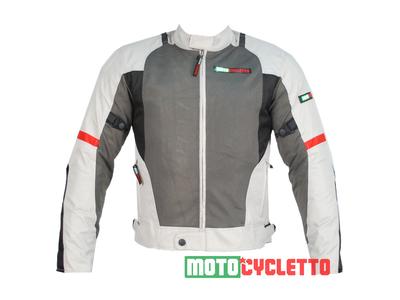 MOTOCYCLETTO Куртка текстильная REVITTA WHITE