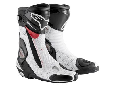 ALPINESTARS Мотоботы SMX PLUS черно-красно-белый