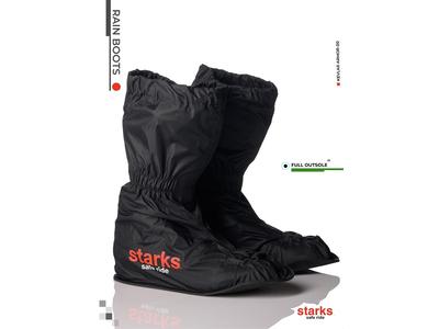 STARKS Дождевые бахилы Rain Boots Черные