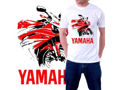 Мотофутболка YAMAHA RED M