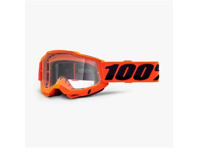 100% Кроссовая маска Accuri 2 Goggle Orange Оранжевый/Черный