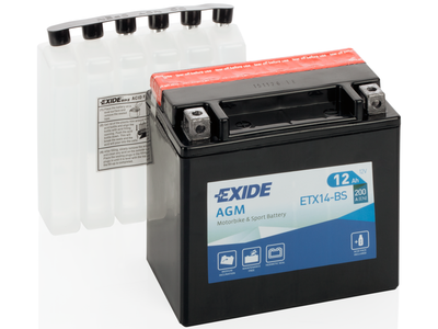 EXIDE Аккумулятор AGM ETZ14-BS