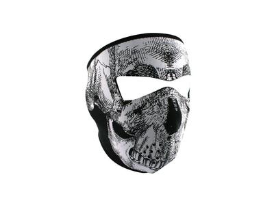 ZAN Маска Black And White Skull Face