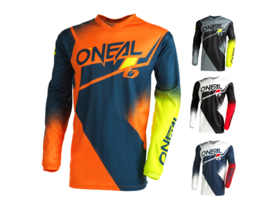 ONEAL Джерси Element Racewear V.22 черно-серый