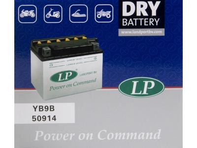 LANDPORT Аккумулятор сухозаряженый DRY YB9-B