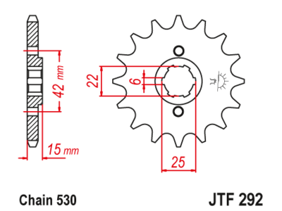 Звезда передняя JTF 292