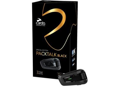 CARDO Bluetooth мотогарнитура PACKTALK BLACK JBL SINGLE