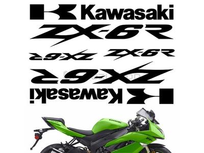 CRAZY IRON комплект наклеек KAWASAKI ZX-6R