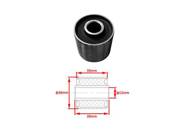 Zontres Опора подушки двигателя ZT350-368 (φ12×39+φ36×35)