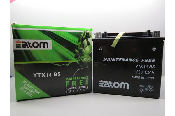 ATOM Мото Аккумулятор YTX12-BS MF