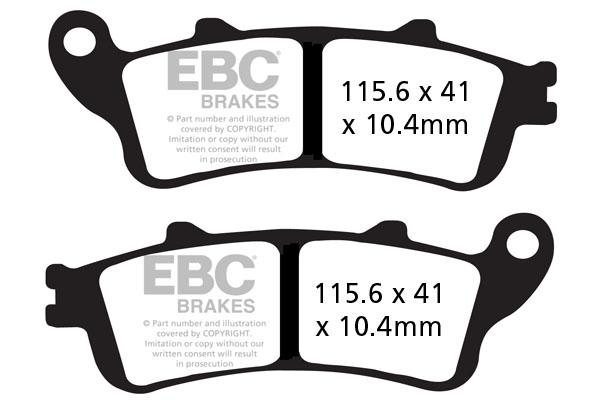 Колодки EBC FDB2075 2073 2098