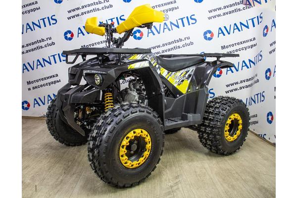 КВАДРОЦИКЛ AVANTIS HUNTER C8+ NEW LUX Чёрный/желтый