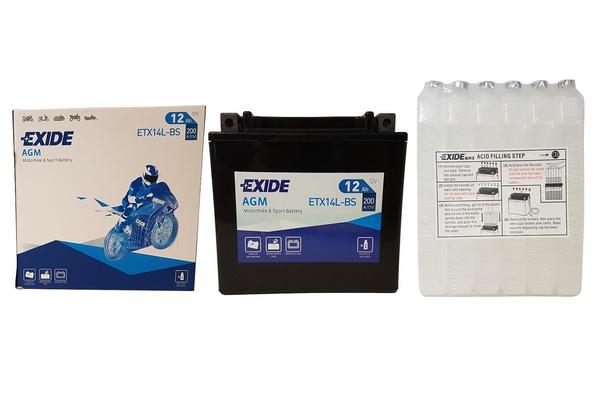 EXIDE Аккумулятор AGM ETX14L-BS