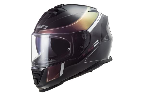LS2 Мотошлем FF800 STORM VELVET Чёрно-радужный