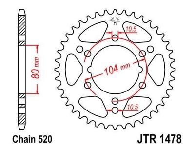 JTR 1478 Звезда задняя