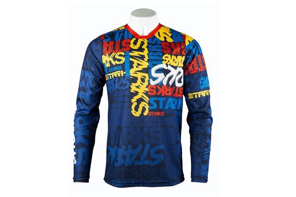 STARKS Джерси Base Cross KIDS Синий/Красный