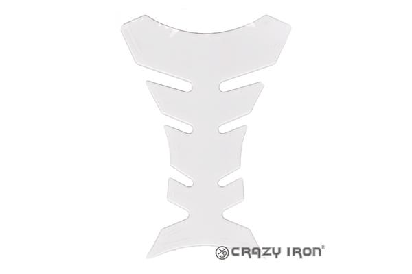 CRAZY IRON наклейка на бак прозрачная Тип1