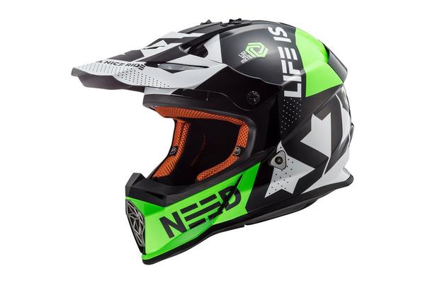 LS2 Мотошлем MX437 FAST Block