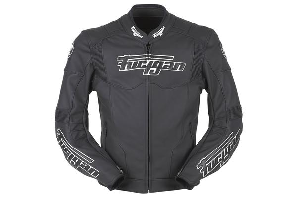FURYGAN  Кожаная куртка BRUTALE EVO 3 кожа, цвет Черный/Белый