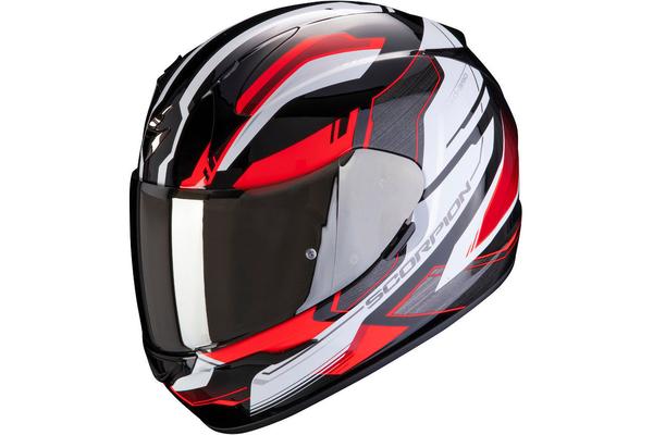 SCORPION EXO Мотошлем EXO-390 BOOST, цвет Черный/Белый/Красный
