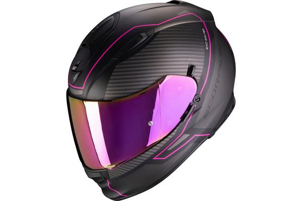 SCORPION EXO Мотошлем EXO-510 AIR FRAME, цвет Черный Матовый/Розовый Матовый/Карбон