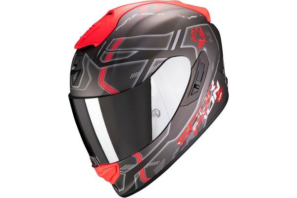 SCORPION EXO Мотошлем EXO-1400 AIR SPATIUM, цвет Красный Матовый