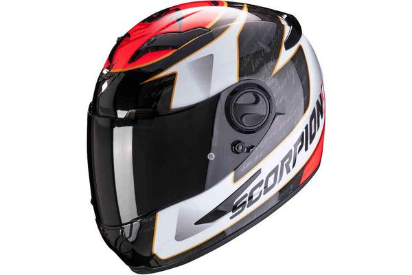 SCORPION EXO Мотошлем EXO-490 TOUR, цвет Черный/Красный/Белый
