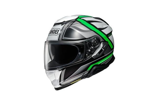 SHOEI Мотошлем GT AIR 2 HASTE Зелено-бело 