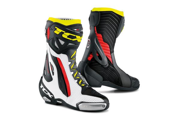 TCX Спортивные мотоботы RT-RACE PRO AIR, цвет Белый/Красный/Желтый