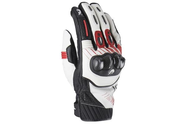 FURYGAN Перчатки RG-19 кожа, цвет Белый/Черный/Красный