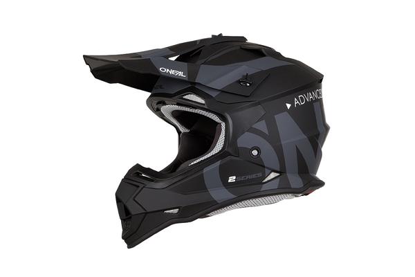 ONEAL Шлем кроссовый 2Series RL SLICK черно-cерый