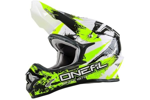 ONEAL Кроссовый шлем 3Series SHOCKER черный/желтый