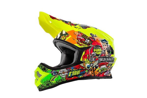 ONEAL Шлем кроссовый 3Series CRANK флуо желтый