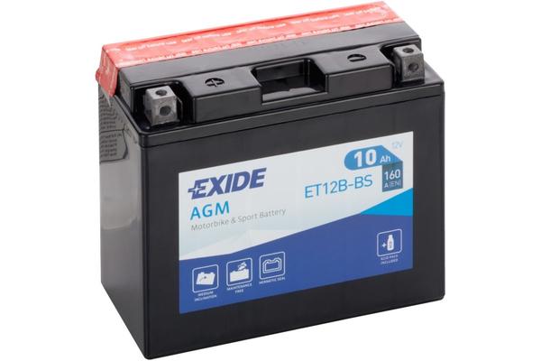 EXIDE Аккумулятор AGM ET12B-BS