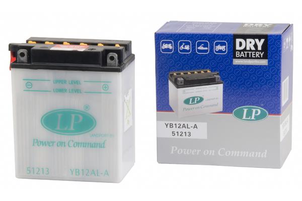 LANDPORT Аккумулятор сухозаряженый DRY YB12AL-A