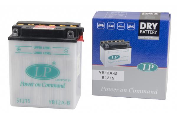 LANDPORT Аккумулятор сухозаряженый DRY YB12A-B