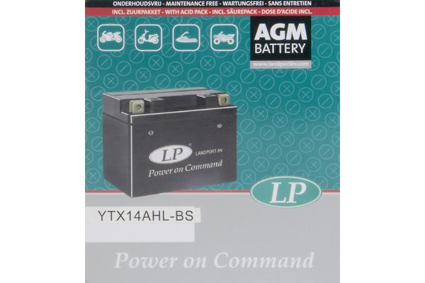 LANDPORT Аккумулятор AGM YTX14AHL-BS