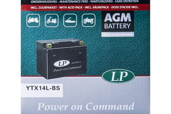 LANDPORT Аккумулятор AGM YTX14L-BS