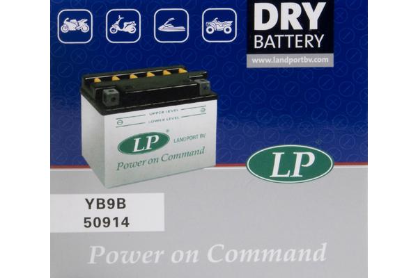 LANDPORT Аккумулятор сухозаряженый DRY YB9-B