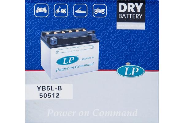 LANDPORT Аккумулятор сухозаряженый DRY YB5L-B