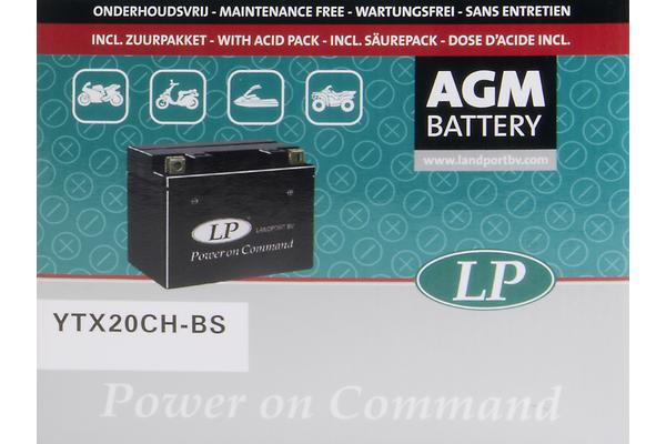 LANDPORT Аккумулятор AGM YTX20CH-BS