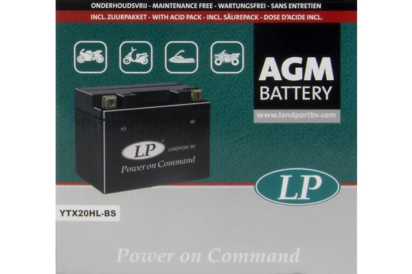 LANDPORT Аккумулятор AGM YTX20HL-BS