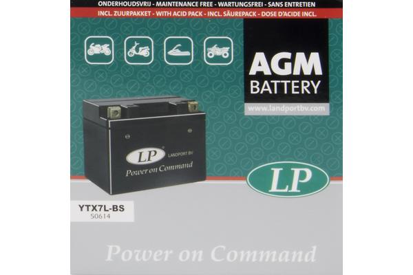 LANDPORT Аккумулятор AGM YTX7L-BS