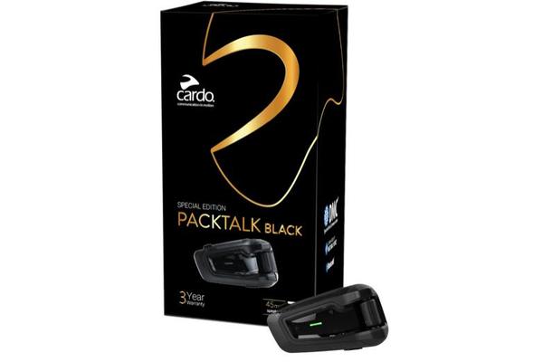 CARDO Bluetooth мотогарнитура PACKTALK BLACK JBL SINGLE
